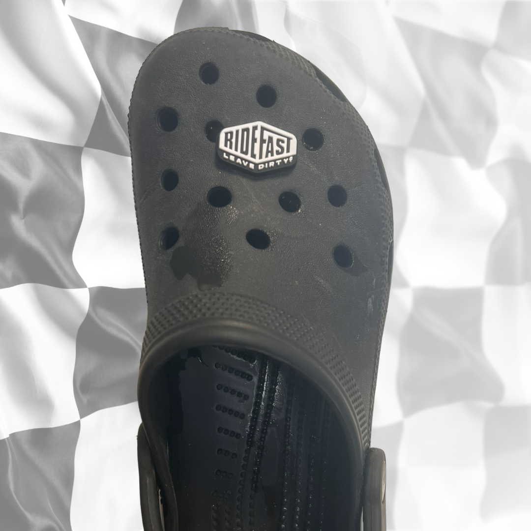 Ride Fast Leave Dirty Croc Charm