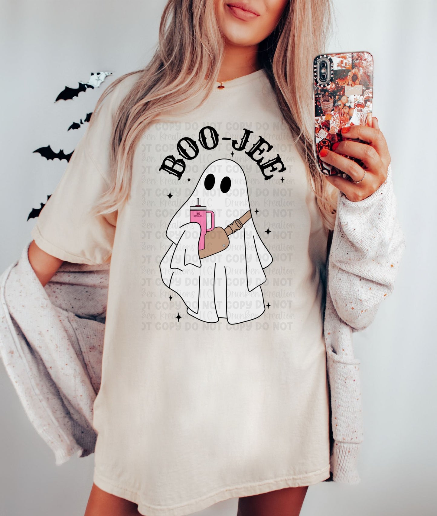 Bou-jee ghost tumbler design