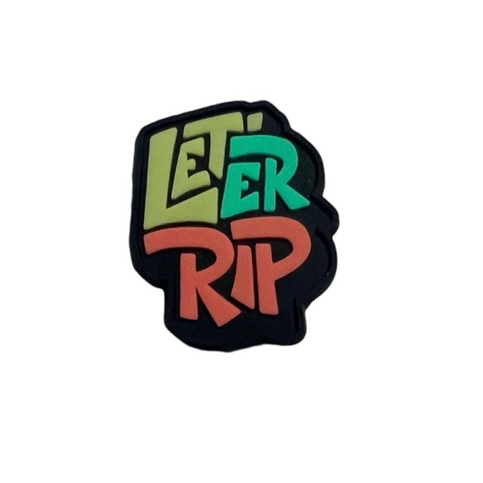 Let Er Rip Croc Charm
