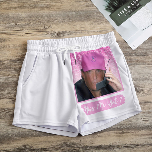 Miss me yet Print Women's Casual Shorts