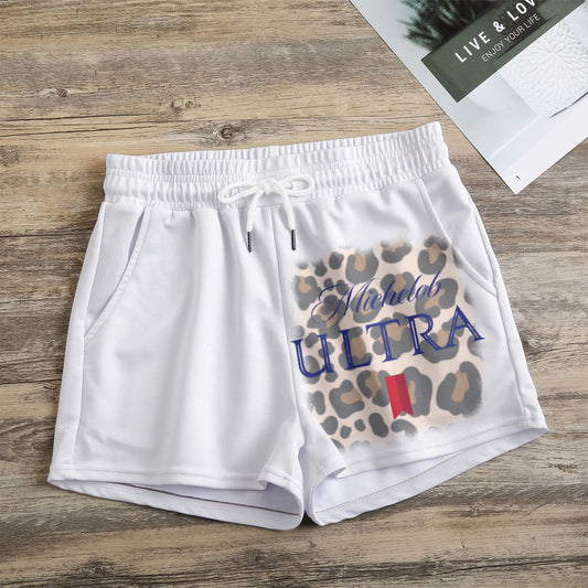 Leopard Ultra Print Women's Casual Shorts