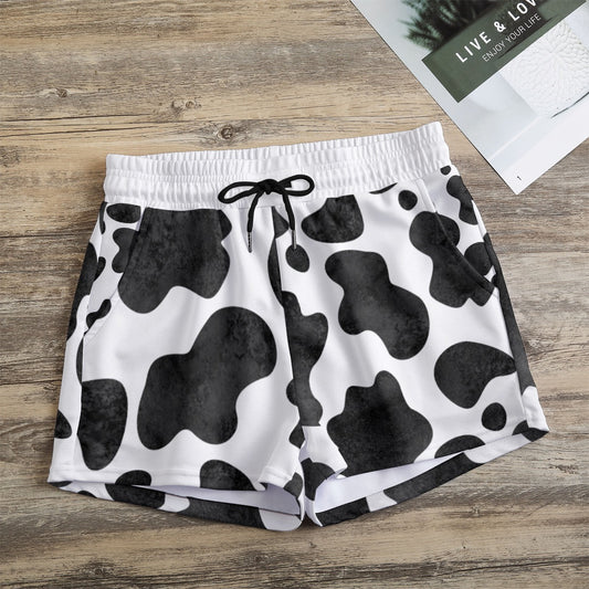 Cow print All-Over Print Women's Casual Shorts