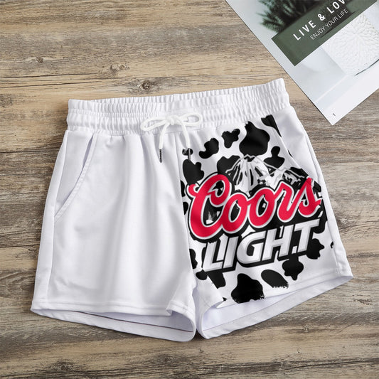 Cow print cool light print Women's Casual Shorts
