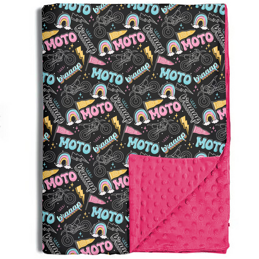 Moto Girl Blanket / Medium