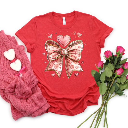 *Valentine Bow Graphic Tee