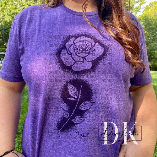 Rose Semicolon  T-shirt