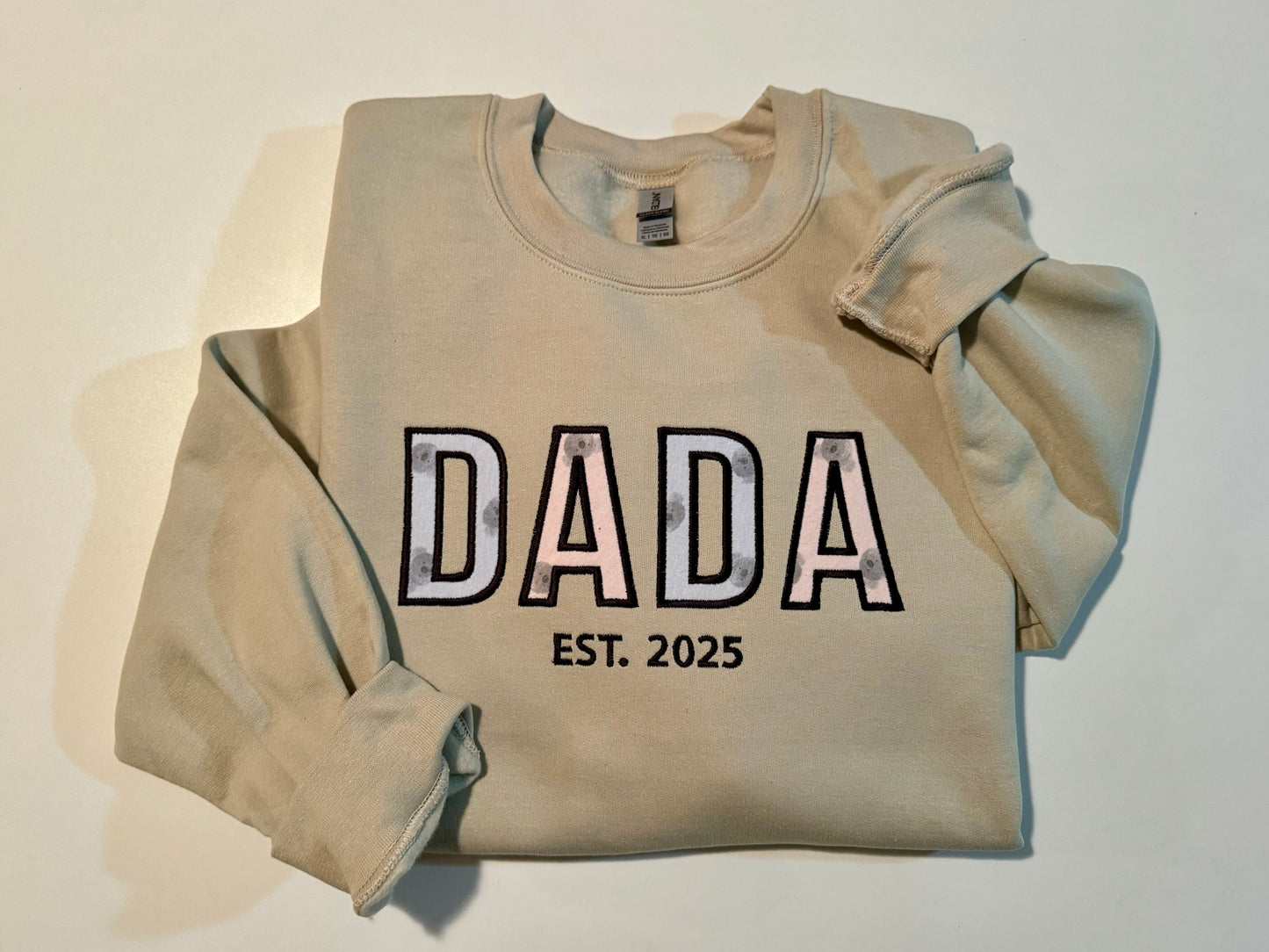 Mama or Dada applique crewneck