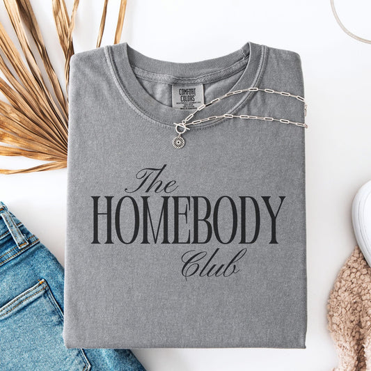 *The Homebody Club Graphic Tee D-1002