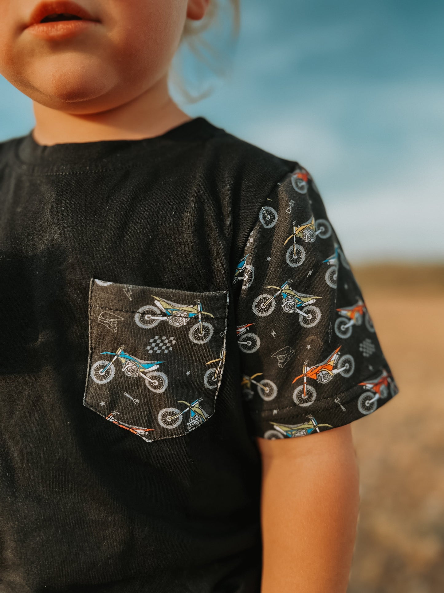 Bike Life Drop Cut Pocket T-Shirt